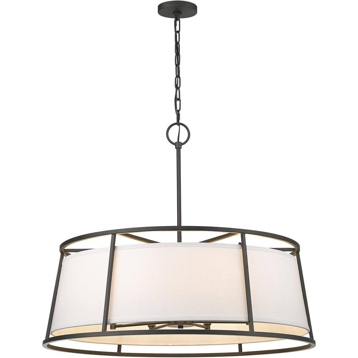 Z-Lite 8 Light Pendant 1935-32IO, Iron,32